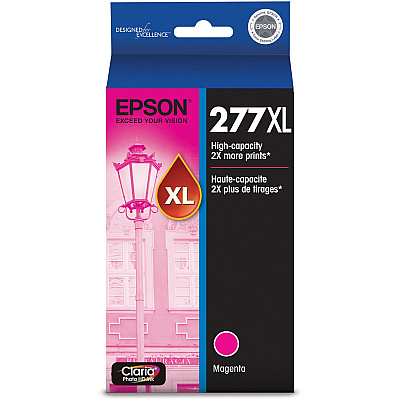 Epson Claria 277XL Original High Yield Ink Cartridge - Magenta - 1 Each (EPST277XL320S)