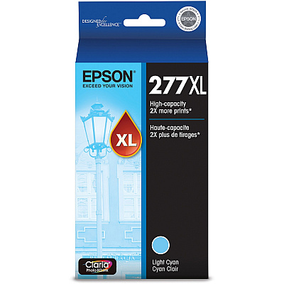 Epson Claria 277XL Original High Yield Inkjet Ink Cartridge - Light Cyan - 1 Each (EPST277XL520S)