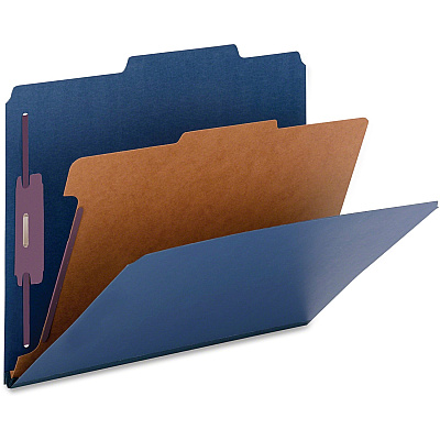 Nature Saver 2/5 Tab Cut Legal Recycled Classification Folder (NATSP17221)