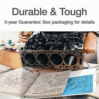 Cardinal Xtralife ClearVue Locking Slant-D Binders (CRD26360)