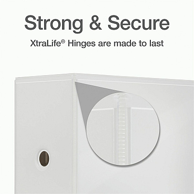 Cardinal Xtralife ClearVue Locking Slant-D Binders (CRD26360)