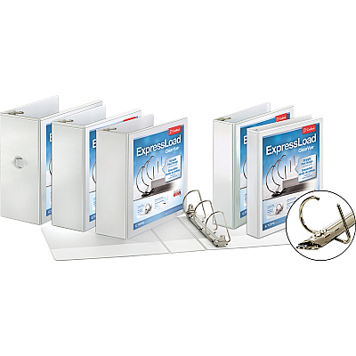 Cardinal ExpressLoad ClearVue Lock D-Ring Binder (CRD49150)