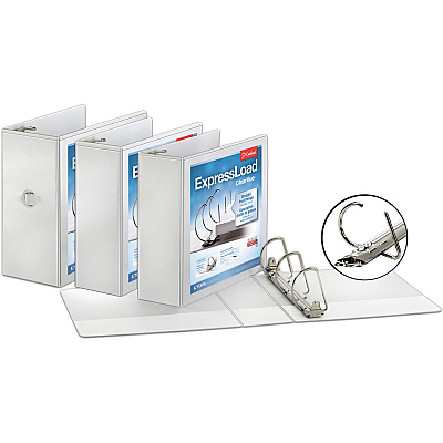 Cardinal ExpressLoad ClearVue Lock D-Ring Binder (CRD49150)