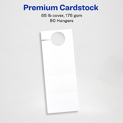 Avery Laser Inkjet Tear-Away Cards Door Hanger (AVE16150)