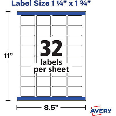 Avery Removable Durable Rectangle Labels (AVE22828)