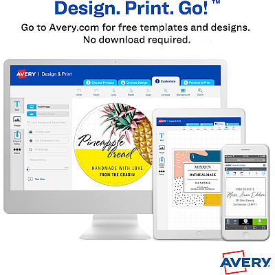 Avery Easy Peel Oval Labels (AVE22820)