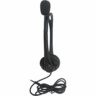 Compucessory Lightweight Stereo Headphones with Mic (CCS15154)