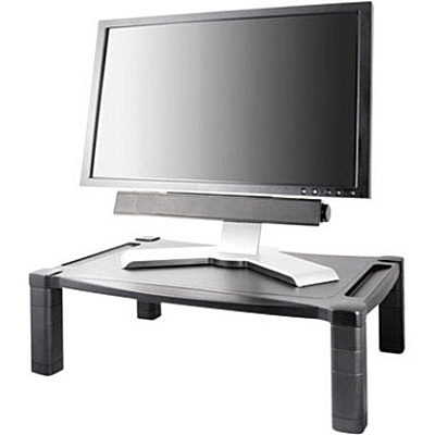 Kantek Extra Wide Adjustable Monitor Laptop Stand 20inx13in Single (KTKMS500)