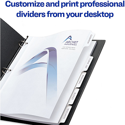 Avery Customizable Print-On Dividers (AVE11517)