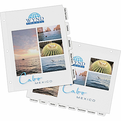 Avery(R) Customizable Print-On(TM) Dividers for 3 Ring Binders, 5-Tab Set, 5 Sets (AVE11515)