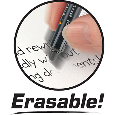Pilot FriXion .7mm Clicker Erasable Gel Pens (PIL31467)