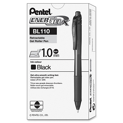 EnerGel EnerGel-X Retractable Gel Pens (PENBL110A)