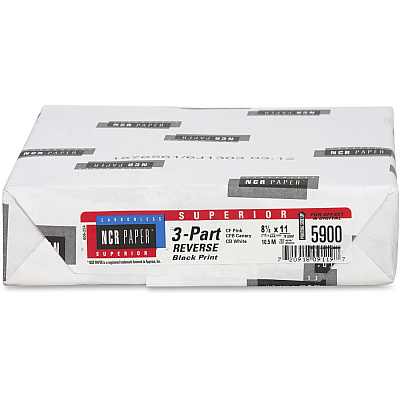 NCR Paper Superior 3-part Reverse Carbonless Paper - Multi (NCR5900)