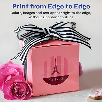 Avery Print-to-the-Edge Glossy Round Labels (AVE22825)