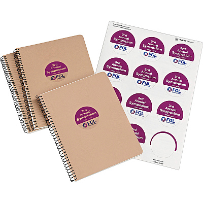 Avery Print-to-the-Edge Glossy Round Labels (AVE22825)