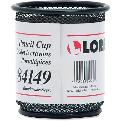 Lorell Mesh Wire Pencil Cup Holder (LLR84149)