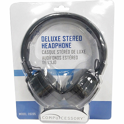 Compucessory Deluxe Stereo Headphones (CCS15155)