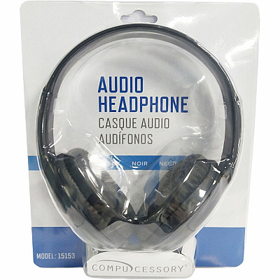 Compucessory Stereo Headset with Built-in Microphone (CCS15153)