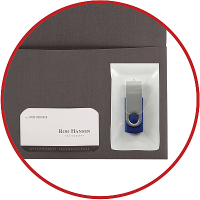 Smead Self-Adhesive USB Flash Drive Pocket (SMD68150)