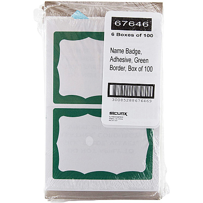SICURIX Self-adhesive Visitor Badge (BAU67646)