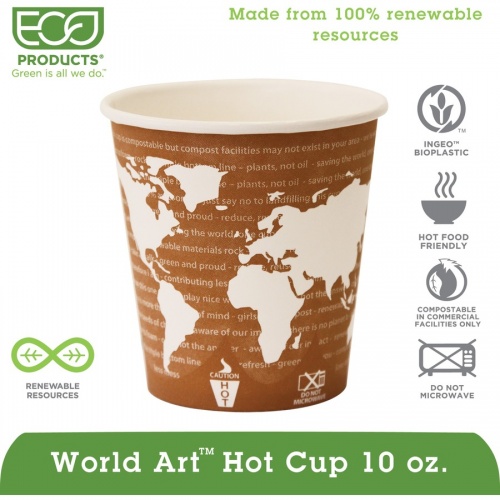 Eco-Products World Art Hot Beverage Cups (EPBHC10WA)
