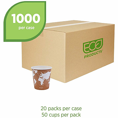 Eco-Products 10 oz World Art Hot Beverage Cups (ECOEPBHC10WA)