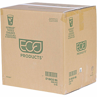 Eco-Products 10 oz World Art Hot Beverage Cups (ECOEPBHC10WA)
