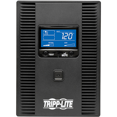 Tripp Lite OmniSmart 1500VA 810W 120V Line-Interactive UPS - 10 Outlets, AVR, USB, LCD, Tower (OMNI1500LCDT)
