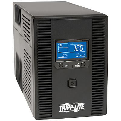 Tripp Lite OmniSmart 1500VA 810W 120V Line-Interactive UPS - 10 Outlets, AVR, USB, LCD, Tower (OMNI1500LCDT)