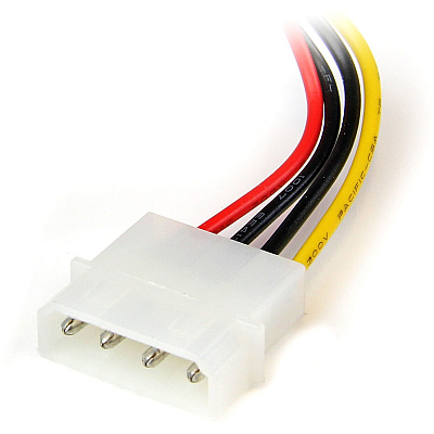 StarTech 6in Lp4 To Left Angle Sata Adapter (SATAPOWADPL)