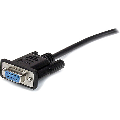 StarTech 0.5m Straight Through Serial Cable (MXT10050CMBK)