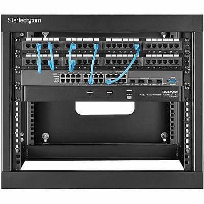 StarTech 8u 22in Open Frame Wall Mount Server (RK819WALLOH)