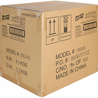 Genuine Joe Protective Corrugated Cup Sleeves (GJO19049CT)