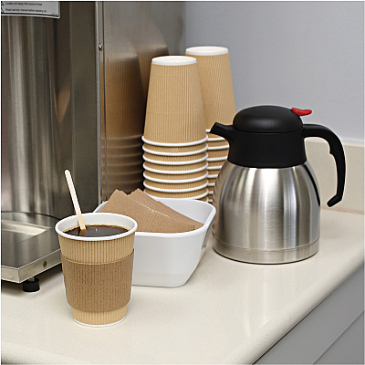 Genuine Joe Protective Corrugated Cup Sleeves (GJO19049CT)