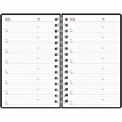 Brownline DuraFlex Daily Appointment Book / Monthly Planner (CB634VBLK)