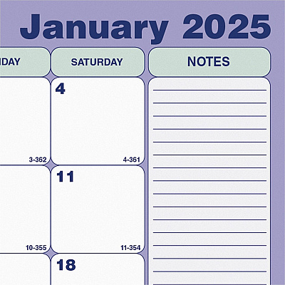 Brownline Monthly Desk Pad Calendar, 11" x 8-1/2" , English (C181721)