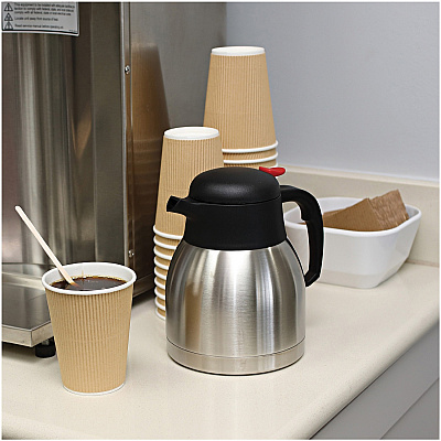 Genuine Joe 12 oz Rippled Hot Cups (GJO11260CT)