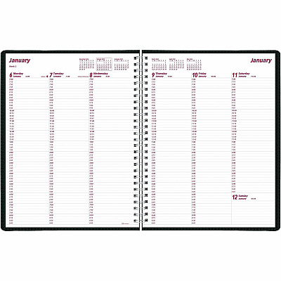 Brownline DuraFlex Weekly Planner (CB950VBLK)