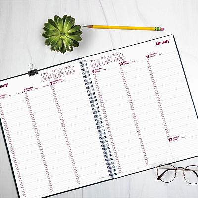 Brownline DuraFlex Weekly Planner (CB950VBLK)