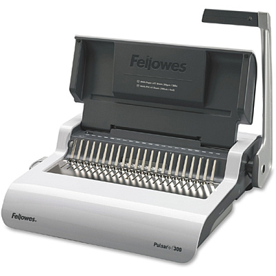 Fellowes Pulsar+ 300 Comb Binding Machine w/Starter Kit (5006801)