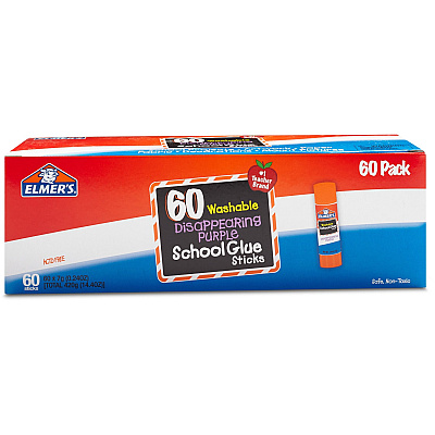 Elmer's Disappearing Purple School Glue Sticks (EPIE503)