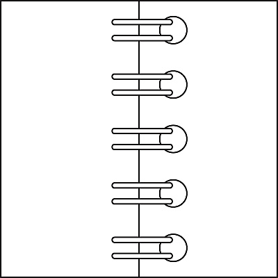 C-Line 8-Pocket Spiral-Bound Poly Portfolio (CLI33081)