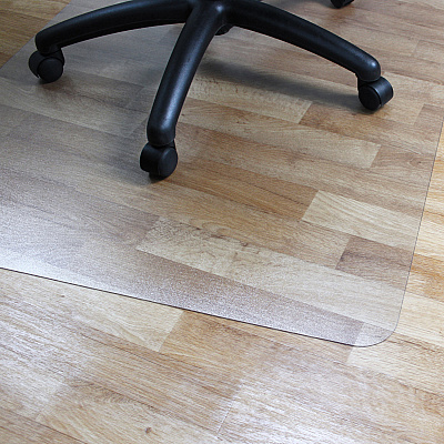 Floortex Advantagemat Phthalate Free Vinyl Rectangular Chair Mat for Hard Floor - 45" x 53" (FLRPF1213425EV)