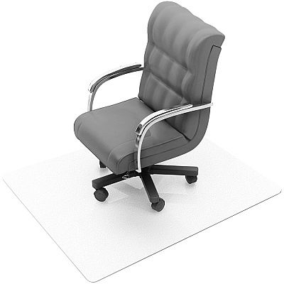 Floortex Advantagemat Phthalate Free Vinyl Rectangular Chair Mat for Carpets up to 1/4" - 45" x 53" (FLRPF1113425EV)