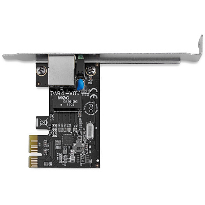 StarTech 1 Port Pcie Gigabit Network Server Adapter Nic Card - Dual Profile - Pci Express Gigabit Desktop Adapter Rev E Intel 6 Chip Support (ST1000SPEX2)