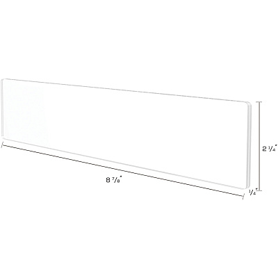 deflecto Cubicle Nameplate Sign Holder (DEF587501)