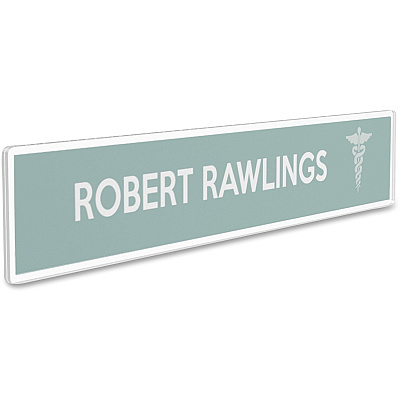 deflecto Cubicle Nameplate Sign Holder (DEF587501)