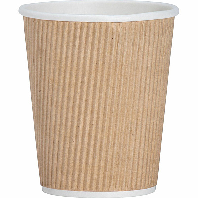 Genuine Joe 8 oz Rippled Hot Cups (GJO11255)
