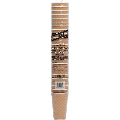 Genuine Joe 16 oz Rippled Hot Cups (GJO11257)