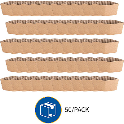 Genuine Joe Protective Corrugated Cup Sleeves (GJO19049)